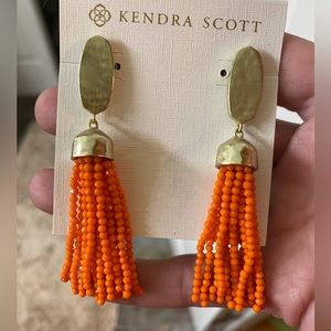 EUC Kendra Scott Orange Earrings